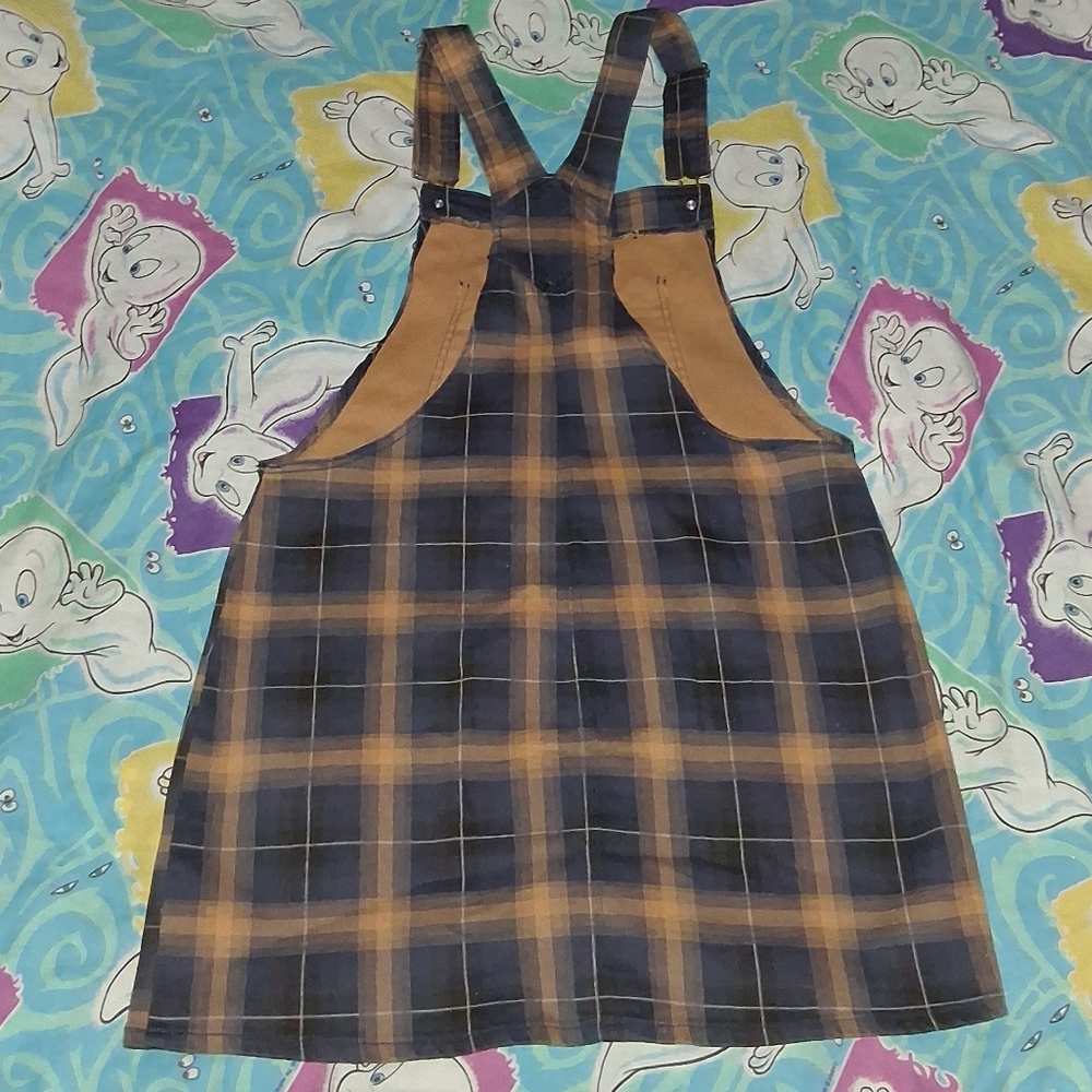 Dickies Duck Plaid Overall Dress - Picture 4 of 5